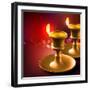 Diwali Oil Lamp-yienkeat-Framed Photographic Print