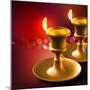 Diwali Oil Lamp-yienkeat-Mounted Photographic Print