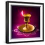 Diwali Oil Lamp-yienkeat-Framed Photographic Print