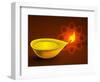 Diwali Oil Lamp-yienkeat-Framed Photographic Print