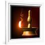 Diwali Oil Lamp-yienkeat-Framed Photographic Print