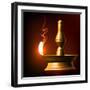 Diwali Oil Lamp-yienkeat-Framed Photographic Print