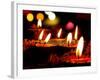 Diwali Ritual Lamps-thefinalmiracle-Framed Photographic Print