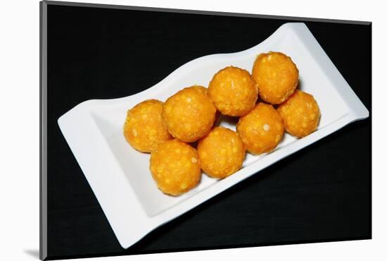 Diwali Sweet Laddoo-WITTY-Mounted Photographic Print