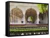 Diwan-I-Am (Hall of Public Audiences) in Agra Fort, Agra, Uttar Pradesh, India-Ian Trower-Framed Stretched Canvas