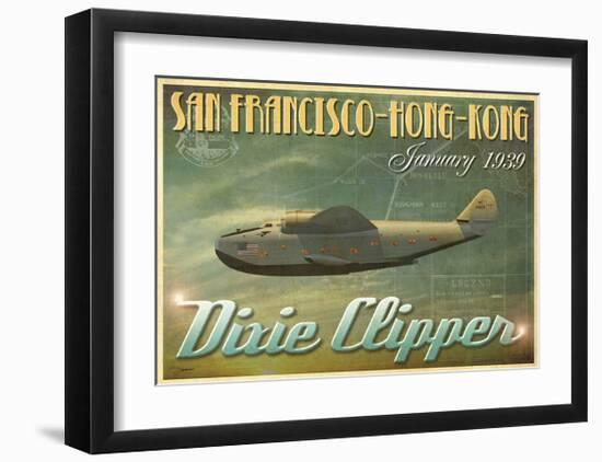 Dixie Clipper-Carlos Casamayor-Framed Giclee Print