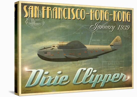 Dixie Clipper-Carlos Casamayor-Stretched Canvas