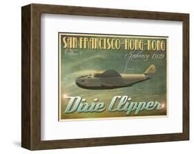 Dixie Clipper-Carlos Casamayor-Framed Art Print