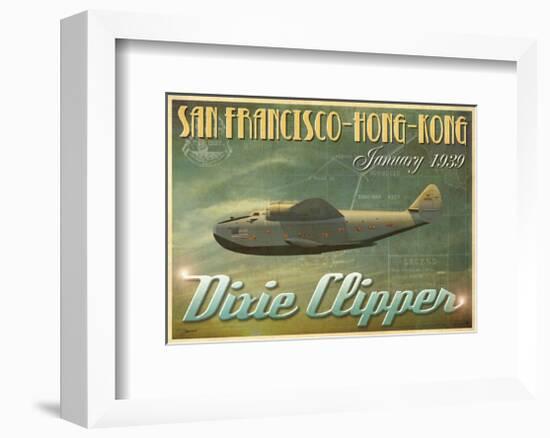 Dixie Clipper-Carlos Casamayor-Framed Art Print