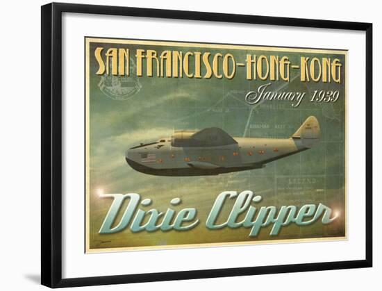 Dixie Clipper-Carlos Casamayor-Framed Art Print