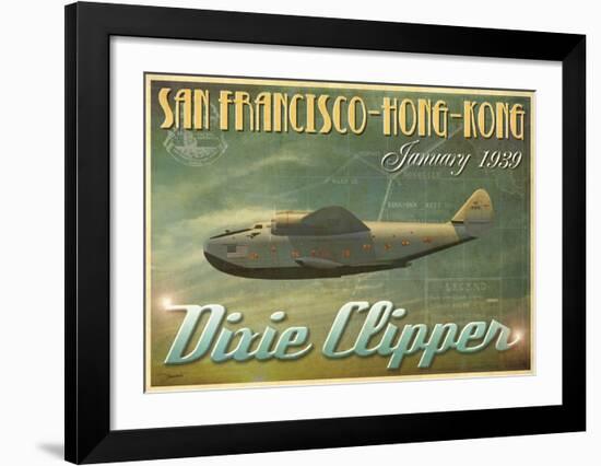 Dixie Clipper-Carlos Casamayor-Framed Art Print