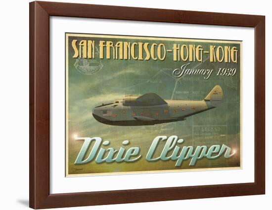 Dixie Clipper-Carlos Casamayor-Framed Art Print