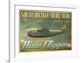 Dixie Clipper-Carlos Casamayor-Framed Art Print