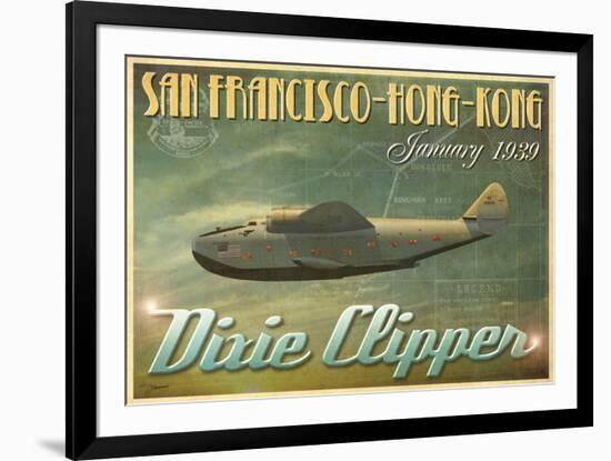 Dixie Clipper-Carlos Casamayor-Framed Art Print