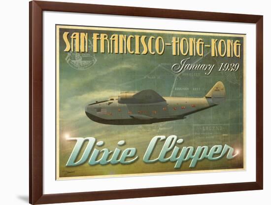 Dixie Clipper-Carlos Casamayor-Framed Art Print