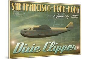 Dixie Clipper-Carlos Casamayor-Mounted Art Print