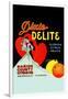 Dixie Delite Florida Citrus Fruits-null-Framed Art Print