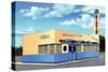 Dixie Drive-In-Antoon Kuper-Stretched Canvas