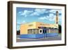 Dixie Drive-In-Antoon Kuper-Framed Art Print