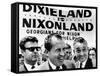 'Dixieland Is Nixonland', Reads a Big Sign Behind Republican Presidential Candidate, Richard Nixon-null-Framed Stretched Canvas