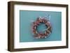 DIY, autumnal decoration, willow wreath, heather-mauritius images-Framed Photographic Print