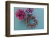 DIY, autumnal decoration, willow wreath, heather-mauritius images-Framed Photographic Print
