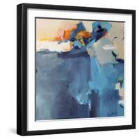 Dizzy at the Edge-Lina Alattar-Framed Art Print