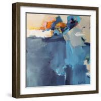 Dizzy at the Edge-Lina Alattar-Framed Art Print