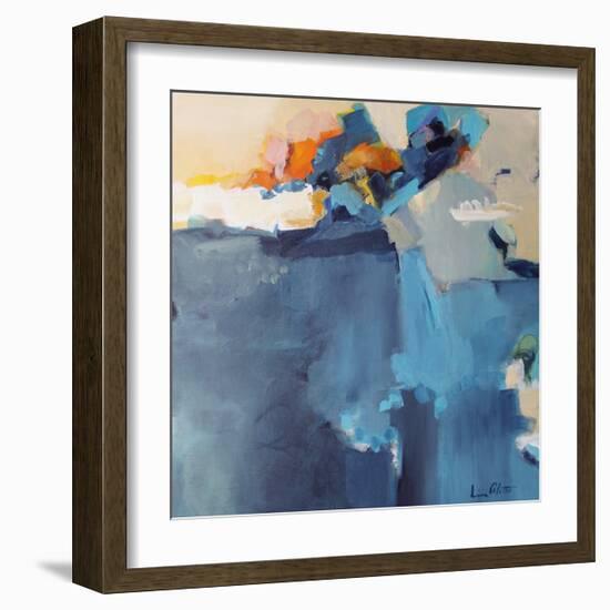 Dizzy at the Edge-Lina Alattar-Framed Art Print