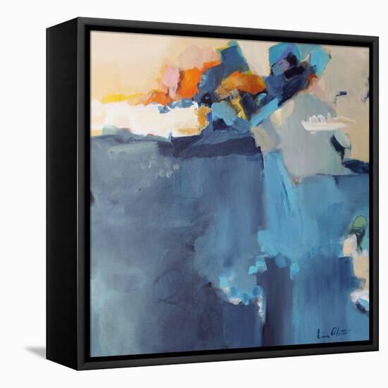 Dizzy at the Edge-Lina Alattar-Framed Stretched Canvas