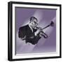 Dizzy Gillespie, 2021 (Drawing)-Nancy Moniz Charalambous-Framed Giclee Print