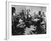 Dizzy Gillespie, Behob King, Practicing with His Orchestra Before Their Performance-Allan Grant-Framed Premium Photographic Print