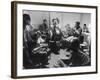 Dizzy Gillespie, Behob King, Practicing with His Orchestra Before Their Performance-Allan Grant-Framed Premium Photographic Print