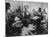 Dizzy Gillespie, Behob King, Practicing with His Orchestra Before Their Performance-Allan Grant-Mounted Premium Photographic Print