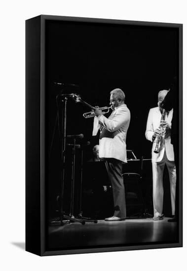 Dizzy Gillespie, Capital Jazz, Royal Festival Hall, London, 1985-Brian O'Connor-Framed Stretched Canvas