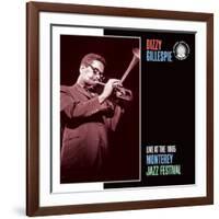 Dizzy Gillespie, Live at the 1965 Monterey Jazz Fest-null-Framed Art Print