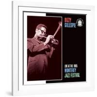 Dizzy Gillespie, Live at the 1965 Monterey Jazz Fest-null-Framed Art Print