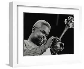 Dizzy Gillespie Performing with the Royal Philharmonic Orchestra, Royal Festival Hall, London, 1985-Denis Williams-Framed Photographic Print