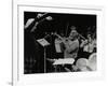 Dizzy Gillespie Playing with the Royal Philharmonic Orchestra, Royal Festival Hall, London, 1985-Denis Williams-Framed Photographic Print