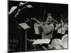 Dizzy Gillespie Playing with the Royal Philharmonic Orchestra, Royal Festival Hall, London, 1985-Denis Williams-Mounted Photographic Print