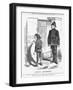 Dizzy's Arithmetic, 1865-John Tenniel-Framed Giclee Print