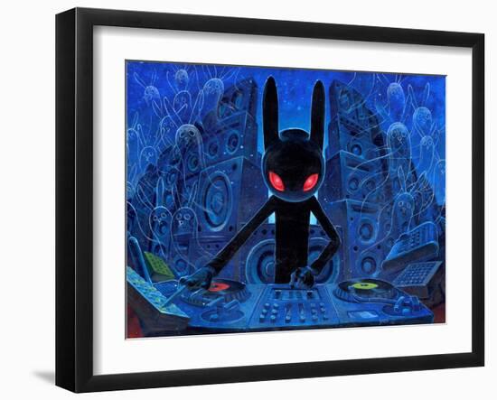 DJ BlackRabbit-Aaron Jasinski-Framed Art Print