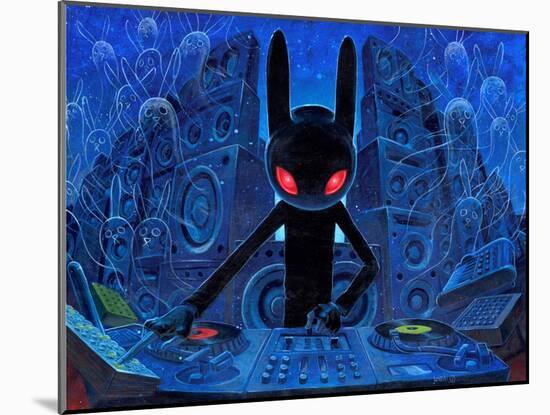 DJ BlackRabbit-Aaron Jasinski-Mounted Art Print