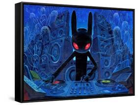 DJ BlackRabbit-Aaron Jasinski-Framed Stretched Canvas