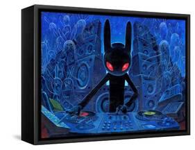 DJ BlackRabbit-Aaron Jasinski-Framed Stretched Canvas