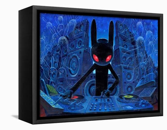 DJ BlackRabbit-Aaron Jasinski-Framed Stretched Canvas