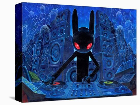 DJ BlackRabbit-Aaron Jasinski-Stretched Canvas