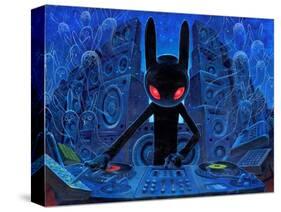 DJ BlackRabbit-Aaron Jasinski-Stretched Canvas