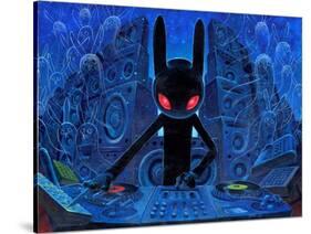 DJ BlackRabbit-Aaron Jasinski-Stretched Canvas