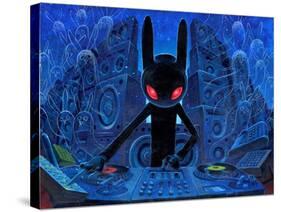 DJ BlackRabbit-Aaron Jasinski-Stretched Canvas